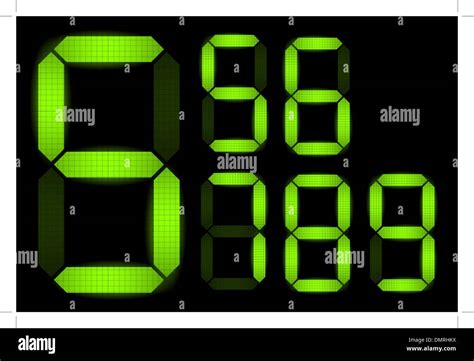 Digital Numbers Display Hi Res Stock Photography And Images Alamy