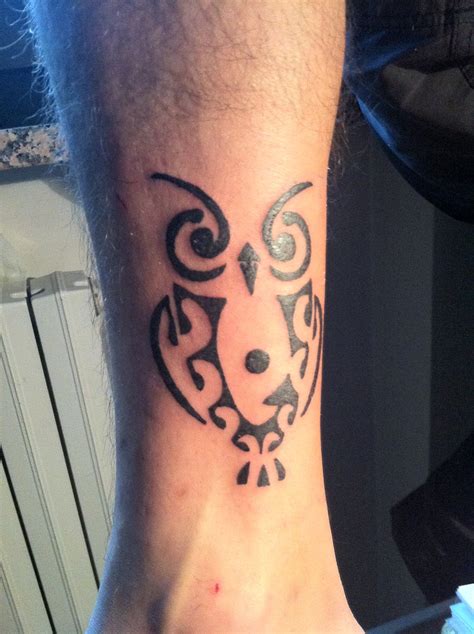 Owl Maori Tattoo By Arxitekt On Deviantart