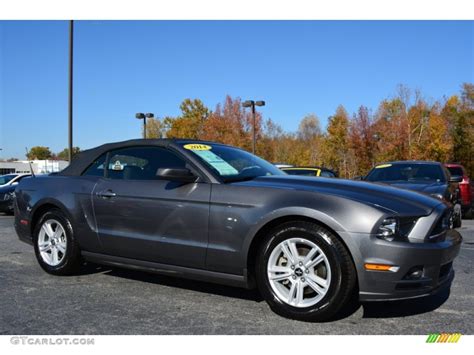 2014 Sterling Gray Ford Mustang V6 Convertible 99009077