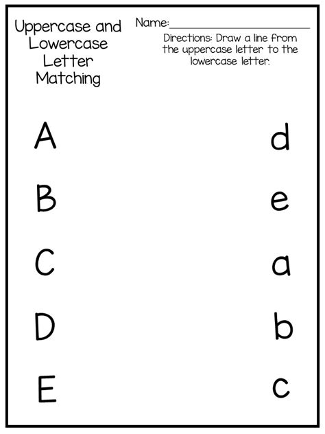 Alphabet Letter Recognition Preschool Worksheet