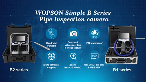 Wopson Pcb Board Borken Replacement Sewer Drain Pipe Inspection Camera