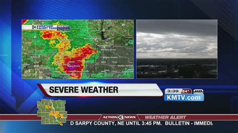 Severe Weather Coverage Omaha 344 Youtube