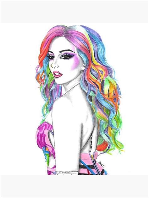 Jade Thirlwall Drawing Pencil Sketch Colorful Realistic Art Images