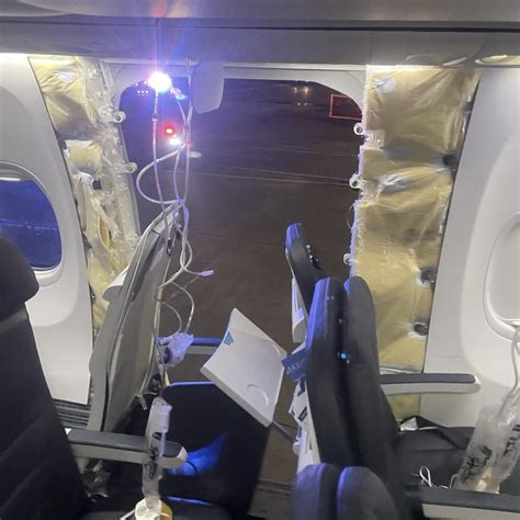 Alaska Airlines Plane Door Blows Out In Mid Air Makes Emergency