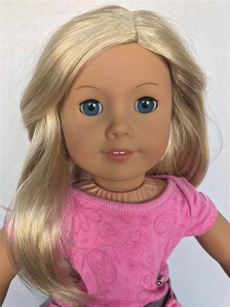 American Girl 2012 Just Like You 18 Inch Doll Blond Hair Blue Eyes W Outfit Dolls And Bears