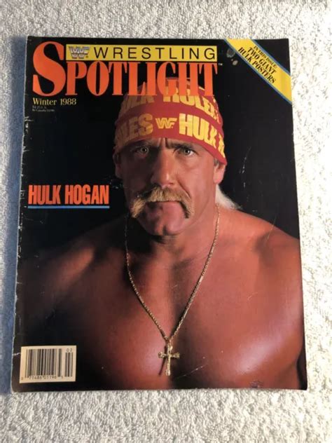 WWF WRESTLING SPOTLIGHT Magazine Vol 2 Winter 1988 Hulk Hogan NO