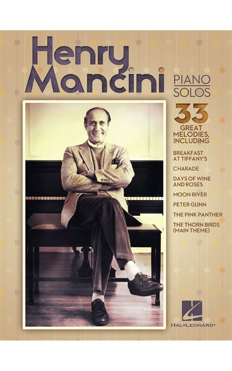 henry mancini piano solos by henry mancini sheet music