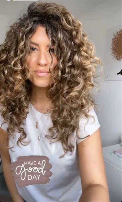 Curly Balayage Hair Blonde Highlights Curly Hair Brown Hair With Blonde Highlights Natural