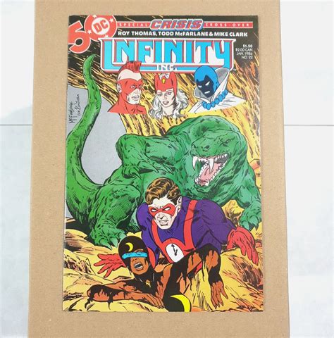Dc Comics Infinity Inc Very Fine Condition Early Todd Mcfarlane Art And