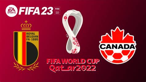 FIFA 23 - Belgium Vs Canada - World Cup 2022 | PS5™ [4K] Next Gen # 