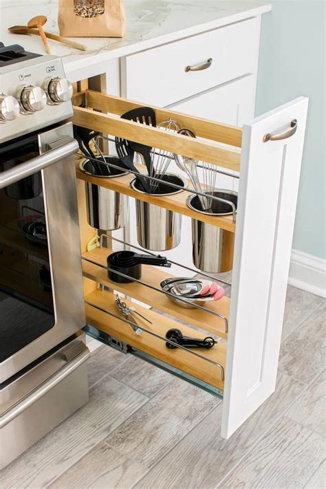 Your old cabinets may no longer serve your storage needs if you have a new set of cookware. 45+ Best Small Kitchen Storage Organization Ideas and ...