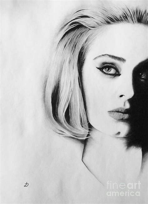 Pencil Drawings Of Adele