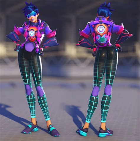 Naeri X 나에리 On Twitter Overwatch 2 New Skin Synthwave Tracer 🏍️ He