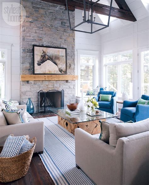 25 Stylish Summer Homes Cottage Living Rooms Living