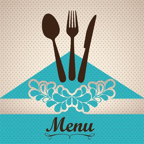 Restaurant Menu Cover Vector