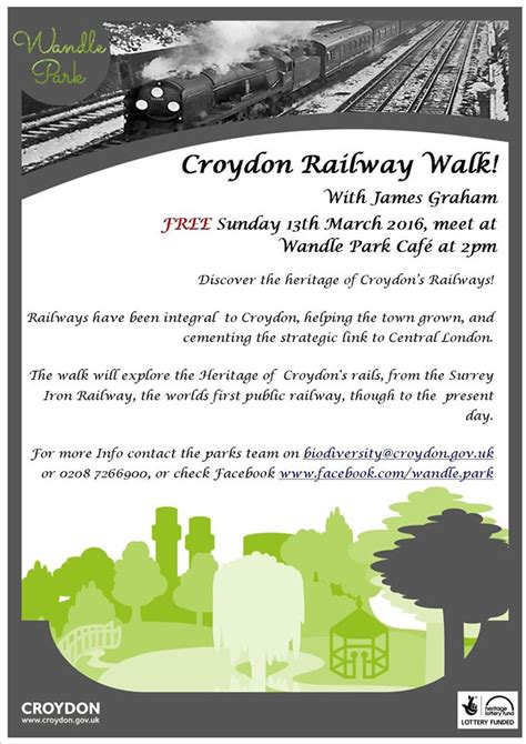 Croydon Railway Walk Wandle Park Mar 13 Inside Croydon