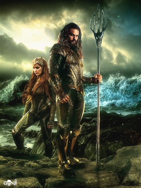 Justice League Aquaman And Queen Mera Poster By Goxiii On Deviantart