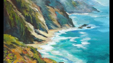 Free books + free minds. Ocean Vista a How to Paint Water with Acrylic Paints with ...