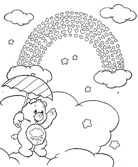 Care Bears Coloring Pages Free Coloring Home