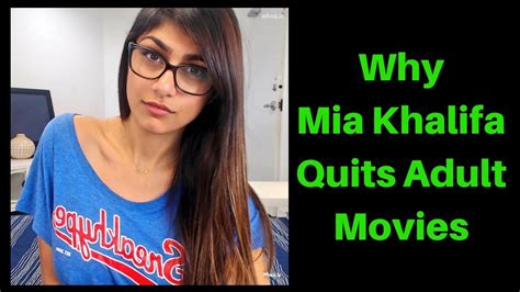 Mia Khalifa Reveals Why She Quit Adult Movies Reason Behind Mia Khalifa Youtube