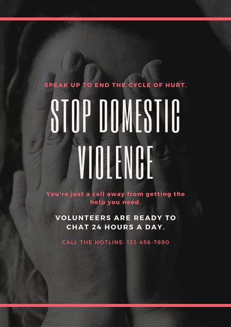 Stop Domestic Violence Poster