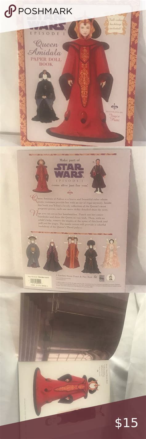 Stars Wars Queen Amidala Paper Doll Book New In 2020 Paper Dolls Book