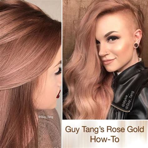 Rich Rose Gold Haircolor By Guy Tang Hair Color Rose