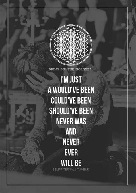 And i can't take one more what i think bring me the horizon's song drown is either about god or oli's suicideattempt or drug use. sempiternal on Tumblr