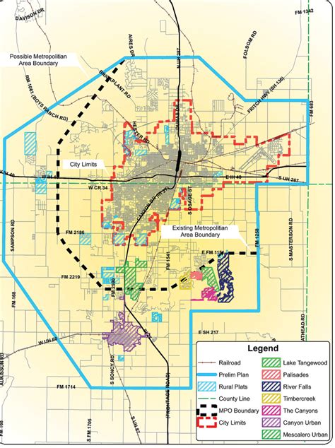 Amarillo City Limits Map Winna Kamillah