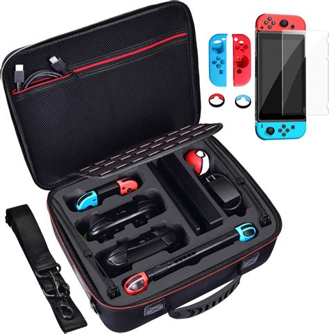Amazon Com Diocall Deluxe Carrying Case Compatible With Nintendo Switch And Switch OLED
