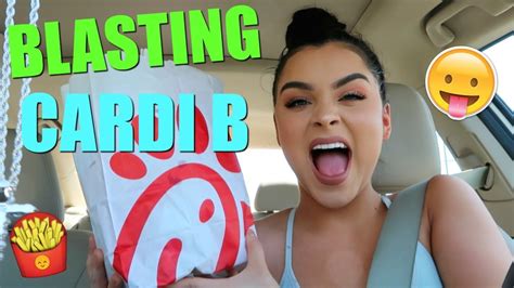Jam To Cardi W Me Chick Fil A Mukbang Aidette Cancino Youtube