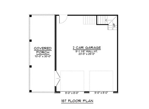 Two Story Garage Floor Plans Flooring Ideas