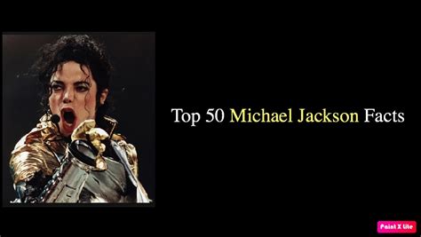 Best 50 Michael Jackson Facts Nsf Magazine
