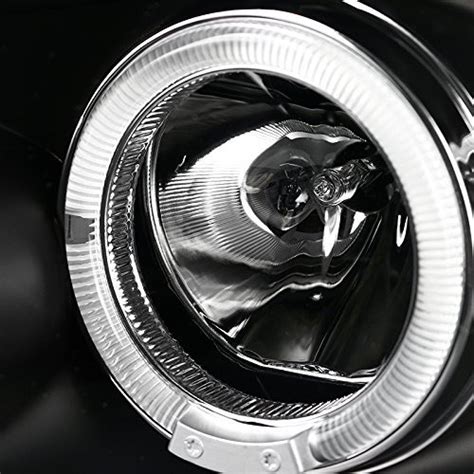 Dodge Charger Angel Eyes Led Proyector Head Lights Negro Mercado Libre