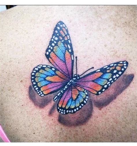 Stunning Colorful Butterfly Tattoo Colorful Butterfly Tattoos
