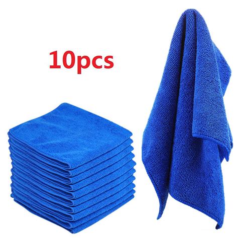 Microfibre Cleaning Cloths 10 Pcs Multi Functional Microfiber Cleaning
