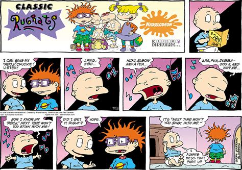 Nickalive Classic Rugrats Comic Strip For July Nickelodeon