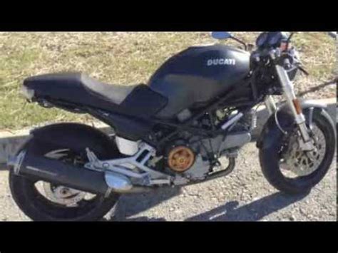 With a monster you could make a statement without the commitment demanded by ducati's sports machinery. 2002 Ducati Monster 900 ie Dark - YouTube
