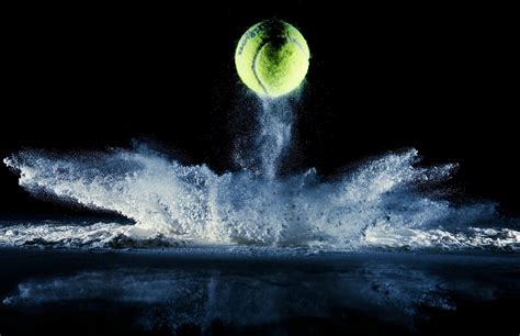 Sports Tennis Tennis Balls Reflection Wallpapers Hd Desktop And