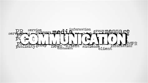 Communication Word Cloud Picture For Powerpoint Slidemodel
