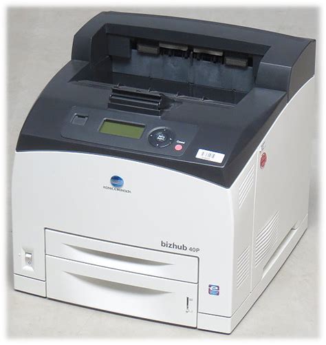 The bizhub 40p is equipped with the latest emperon technology and brings a huge memory up to 128 mb standard memory which up to 348 mb with a powerful 500 mhz processor, as. Konica Minolta bizhub 40P 43 ppm 128MB Duplex LAN ...