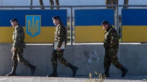 Russian Troops Overrun Crimea S Feodosia Naval Base BBC News