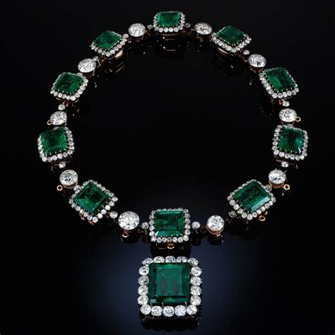 A Fine Emerald And Diamond Tiara First Half Of The 19th Century