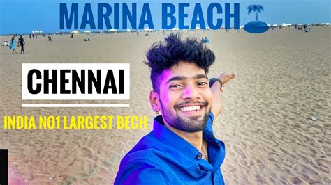 Marina Beach 🏖️ India No1 Largest Beach🌊 Chennai Tamil Nadu Marinabeach Tamil India