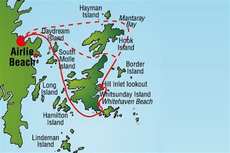 Airlie Beach tour map (With images) | Airlie beach ...