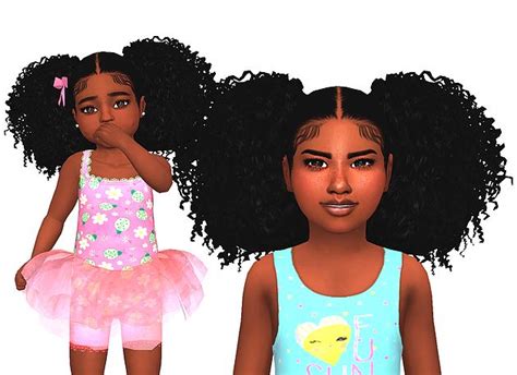 Single Post Sims 4 Afro Hair Sims Hair Toddler Hair Sims 4