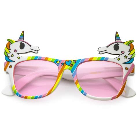 novelty colorful rainbow unicorn sunglasses c714 novelty sunglasses cool sunglasses rainbow