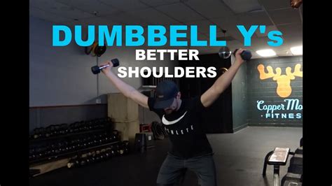 Dumbbell Y S Fix Shoulder Rounding And Build Stronger Back Youtube