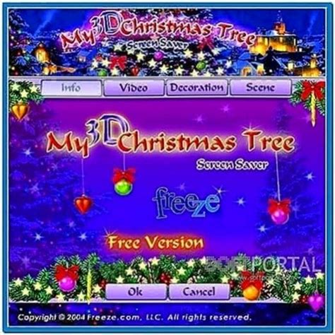 My 3d Christmas Tree Screensaver 10 Download Free