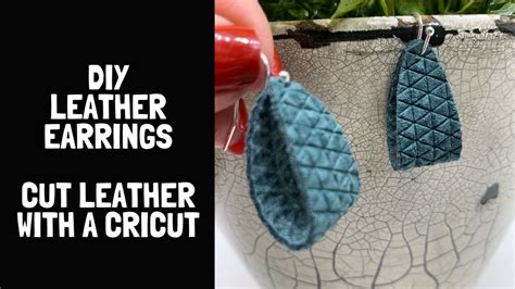 This tutorial shows you how easy it is to make these great gifts. How to Make Leather Earrings with Cricut Maker - YouTube